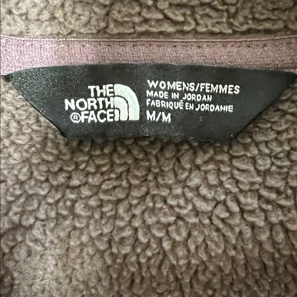 North Face Jacket Womens M Full Zip Long Sleeve Outdoors Purple Fleece Casual - Picture 5 of 9